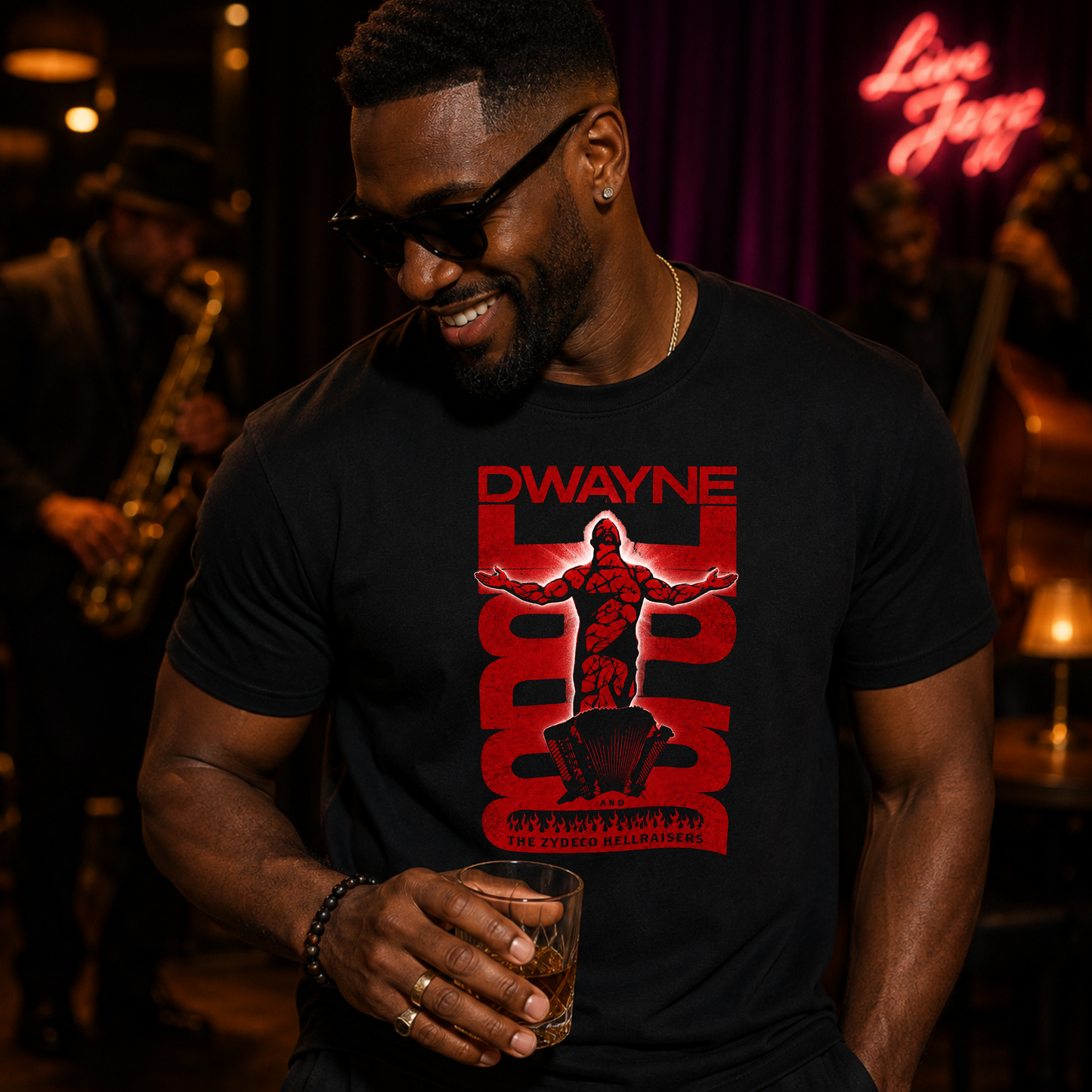 Dwayne Dopsie & the Zydeco Hellraisers Unisex Tee