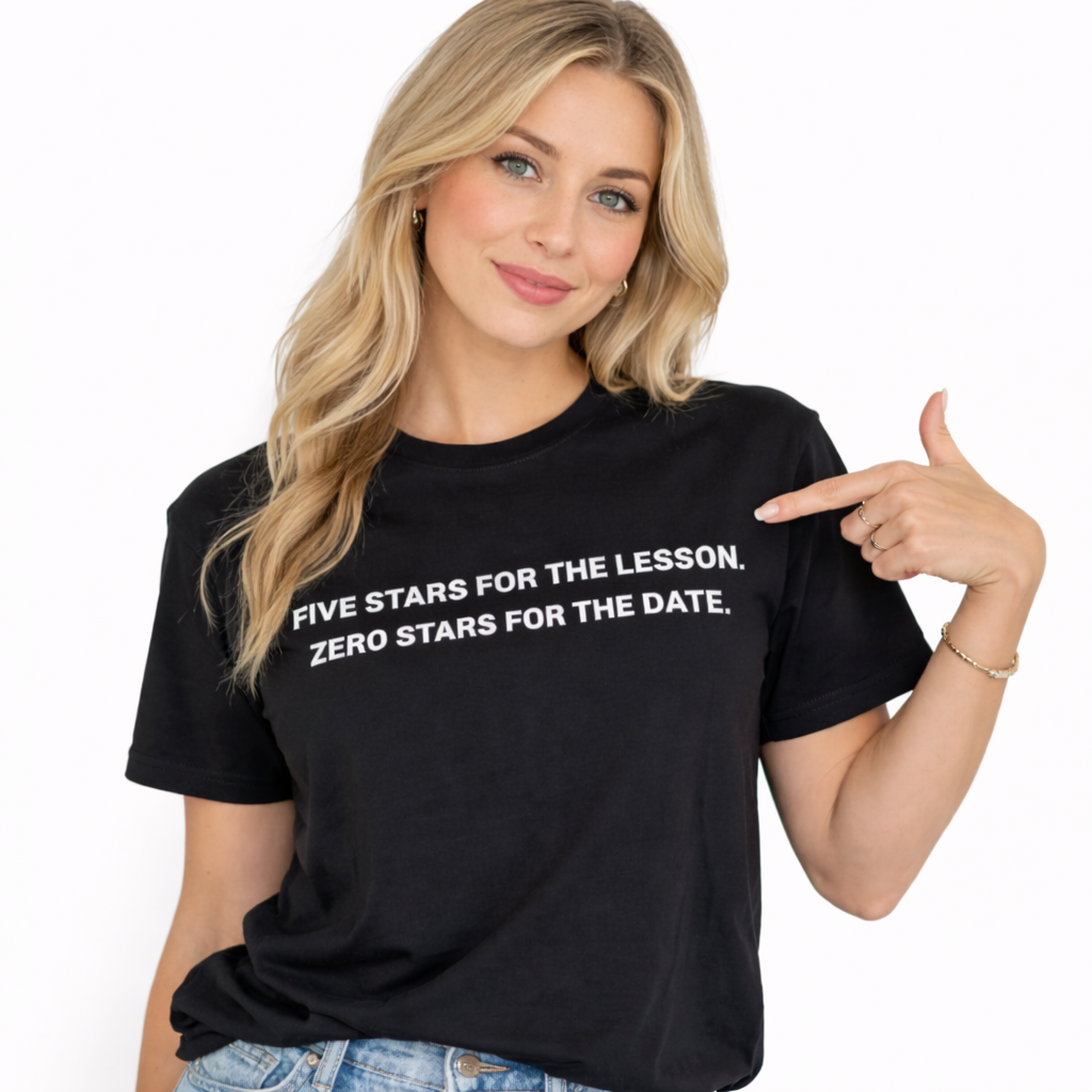 FIVE STARS FOR THE LESSON. ZERO STARS FOR THE DATE.