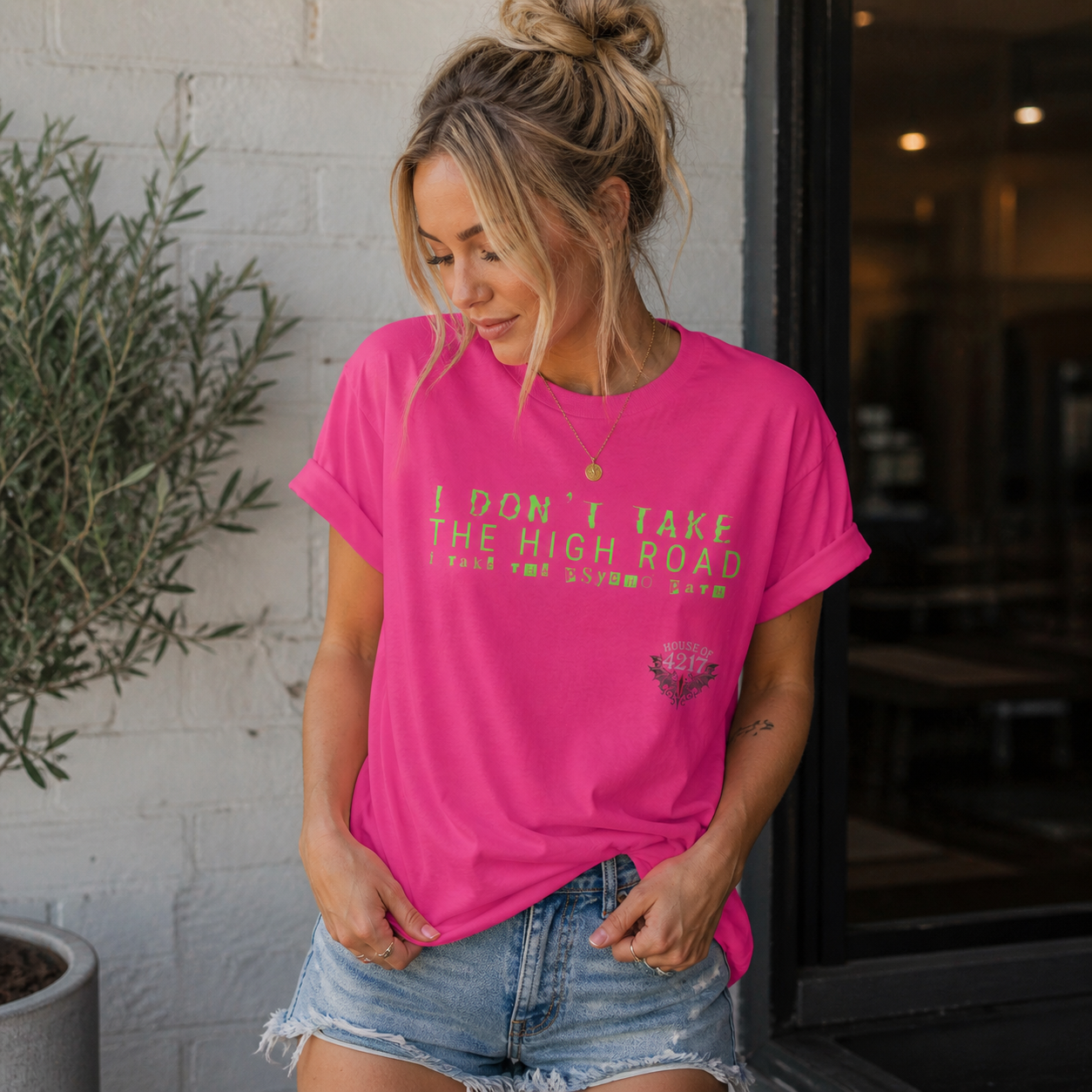 I DON'T TAKE THE HIGH ROAD TEE