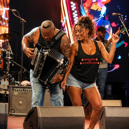 Dwayne Dopsie & the Zydeco Hellraisers Women's tank