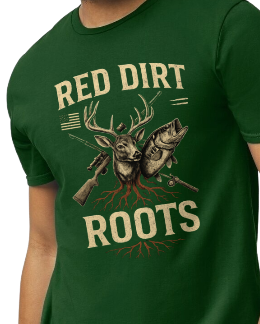 Red Dirt Roots Hunt & Fish Tee