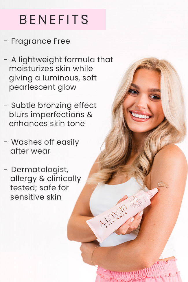 Pink Lily Luxury Tan Luminizing Body Lotion - Sunkissed Glow FINAL SALE