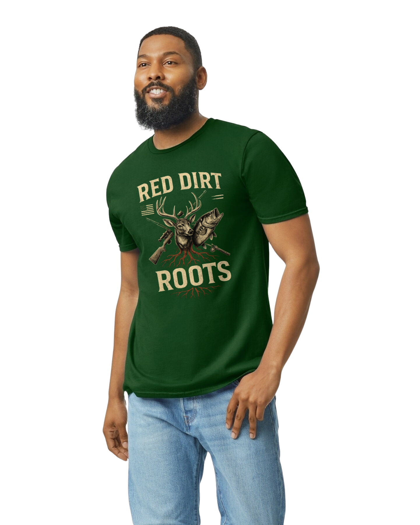 Red Dirt Roots Hunt & Fish Tee